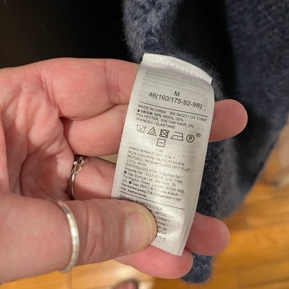 BANANA REPUBLIC Ajri Geometric  Coatigan SIZE M - Picture 2 of 4